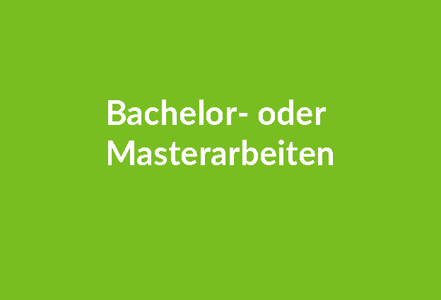 Bachelor oder Masterarbeit
